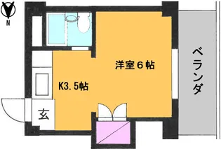シャルム・パレ【4階】の間取り