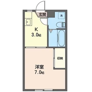 アルムE【1階】の間取り