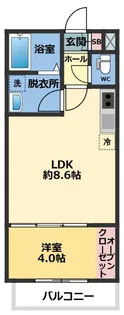 メゾン・ドゥ・アッシュ越谷【2階】の間取り