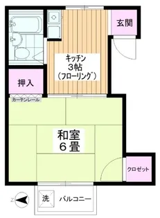 ヴィラ東新【2階】の間取り
