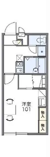 レオパレスi【2階】の間取り