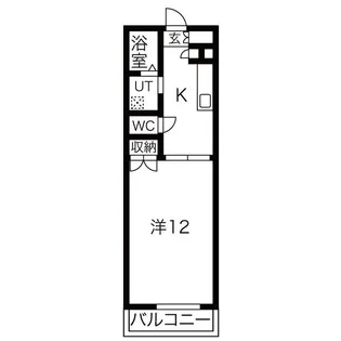 ラルジュI【2階】の間取り