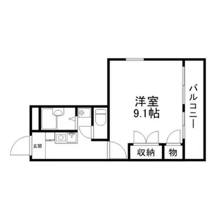 カーサフォレスタ【1階】の間取り