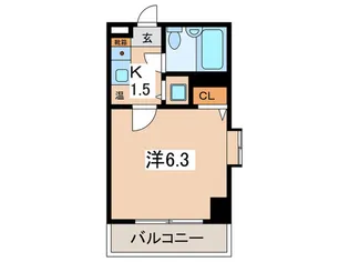 SS第3ビル【8階】の間取り