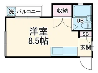 グリーンハイツ【2階】の間取り