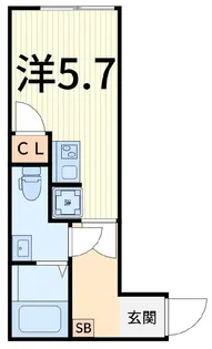 プルミエール柴又【2階】の間取り