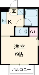 第三六親荘【2階】の間取り