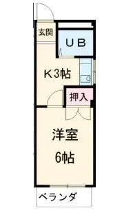ジェネシス平成【1階】の間取り
