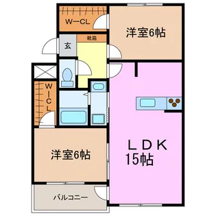 LaLa.TAKASAKA【2階】の間取り