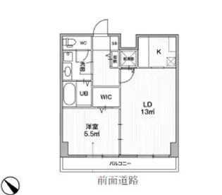 ICON PLACE SHIBAKOUEN アイコンプレイス芝公園【12階】の間取り