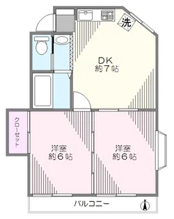 辰巳ビル【2階】の間取り