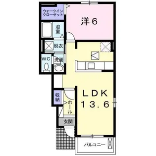 ジュノス A B【1階】の間取り