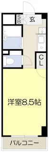 シャルムマンション【4階】の間取り