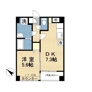 Studio ef【3階】の間取り
