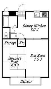 (PET可)クレストパレス参番館【3階】の間取り