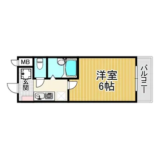 コンフォール雲井【2階】の間取り