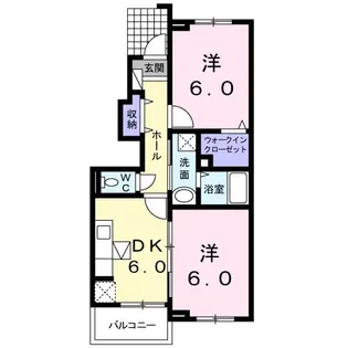 シーサイド西島A【1階】の間取り