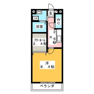 リアン子野【2階】の間取り