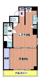 メゾンド・石川【4階】の間取り