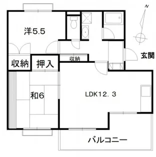 アドバンス自由が丘 B【1階】の間取り