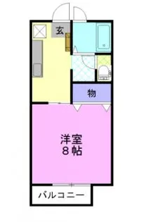 メイローズ【1階】の間取り