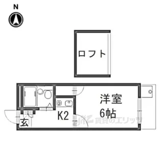大和高田第17マンション【1階】の間取り