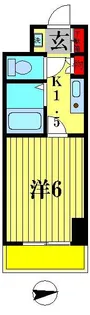 西馬橋マンション【5階】の間取り