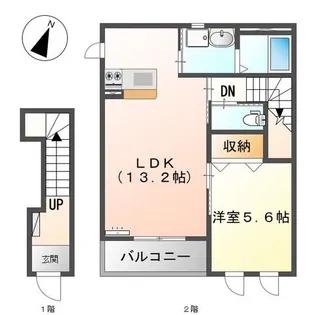 カトルカール【2階】の間取り