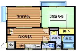 ドエルパークス【2階】の間取り