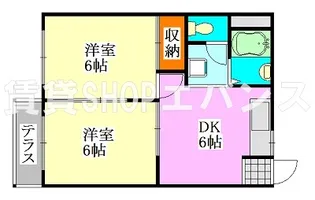 メゾン津田沼【1階】の間取り