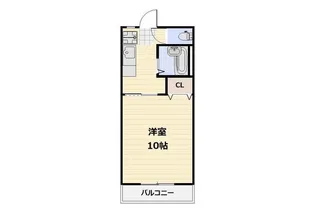 アジュール下中野【3階】の間取り