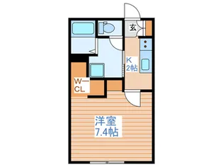 クレストコート【1階】の間取り
