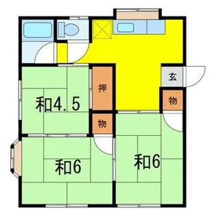 クオリティ3番館【1階】の間取り