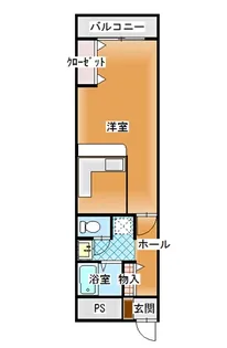 シティガーデン南通II【6階】の間取り