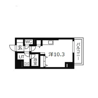 バロンドール【10階】の間取り