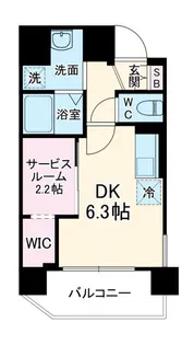 ソルテラス阿波座ウィズ【3階】の間取り