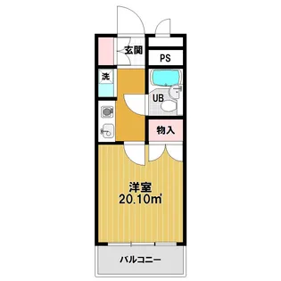カサート【2階】の間取り