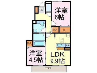 パークハウス常滑 A棟【1階】の間取り