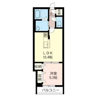 モーブ グリナージュ【1階】の間取り