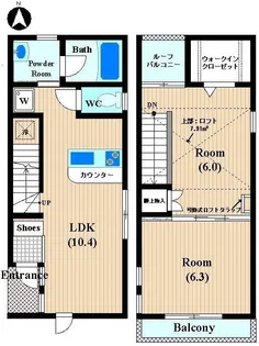 プチボアIII【1階】の間取り
