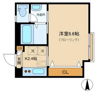 エスポワール【1階】の間取り