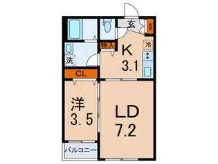 リ・エルム【2階】の間取り
