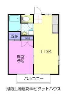 ミヤビハイツ I【1階】の間取り
