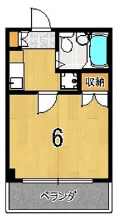 モーリストップハイツ【3階】の間取り