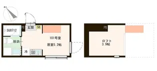 ヒノキテラス成増【1階】の間取り
