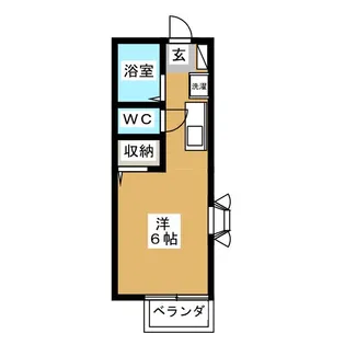 コーポトミーII【1階】の間取り