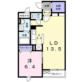 ルラーシュ【2階】の間取り