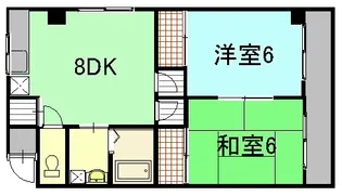 野間ビル【4階】の間取り