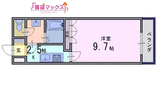 奈良県御所市大広町【アパート】の間取り