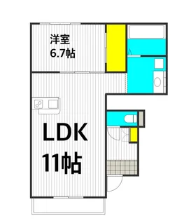 トルナーレ【1階】の間取り